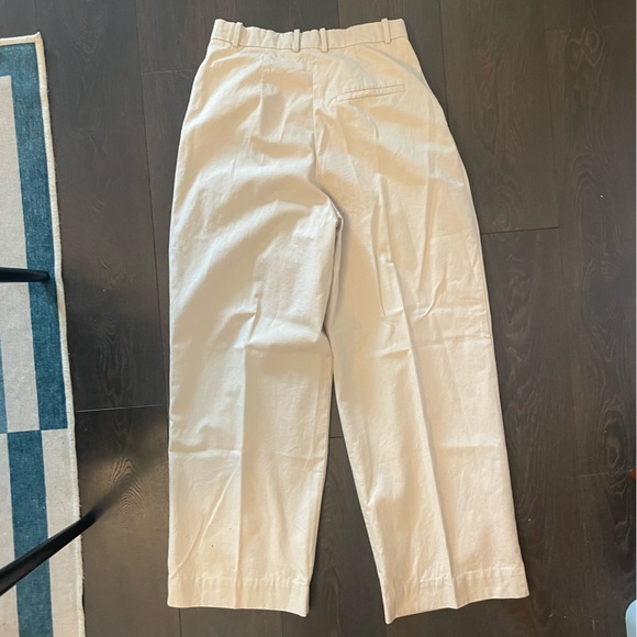 Cos high rise khaki trousers sz 8 - Picture 5 of 5
